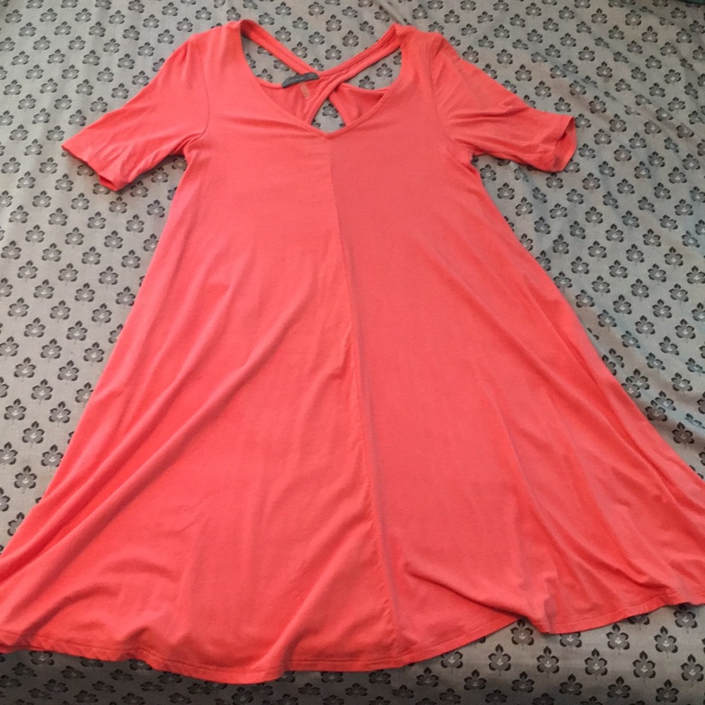 Coral Summer Dress/Coverup